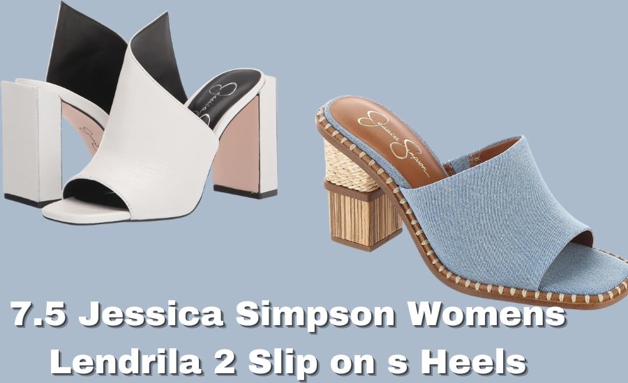 7.5 jessica simpson womens lendrila 2 slip on s heels