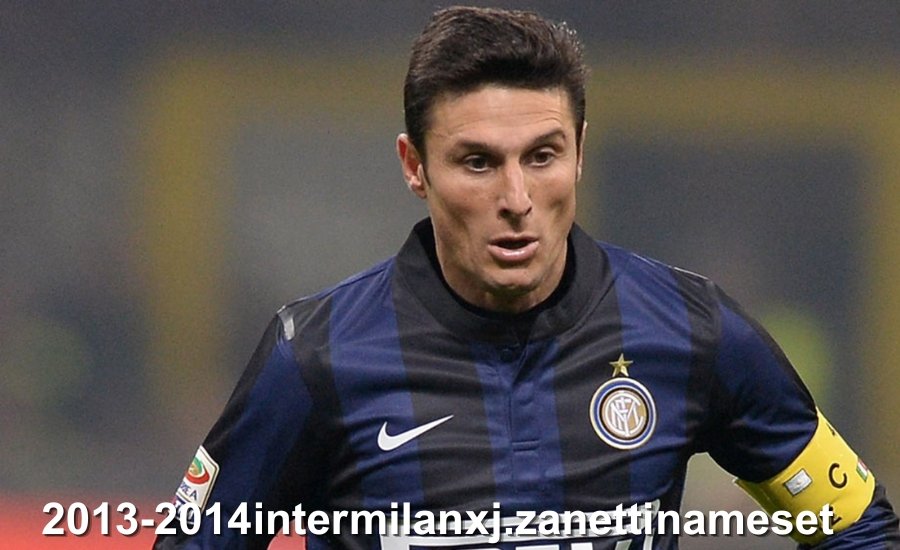 2013-2014 inter milan x j.zanetti nameset