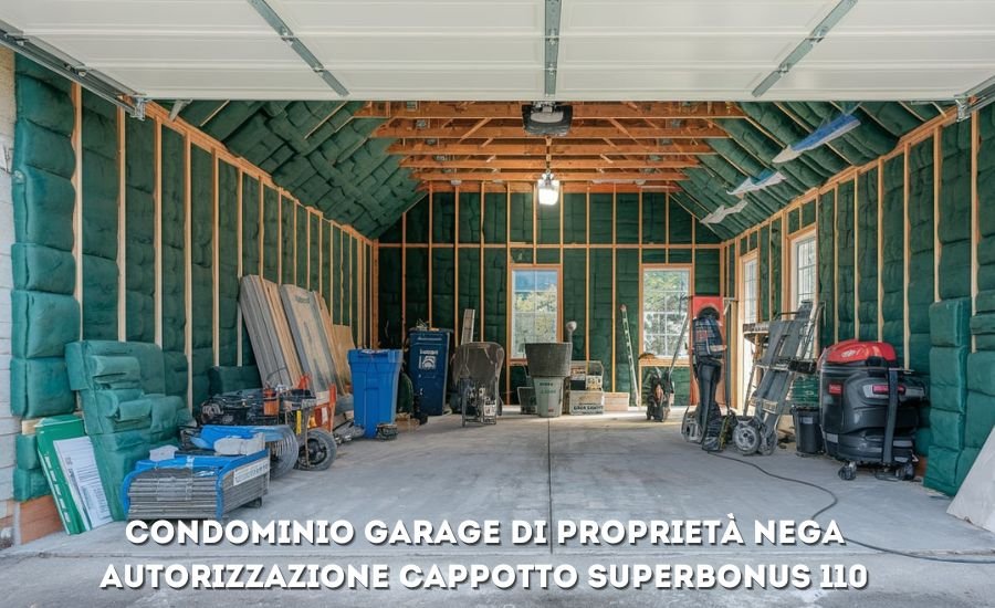 condominio garage di proprietà nega autorizzazione cappotto superbonus 110