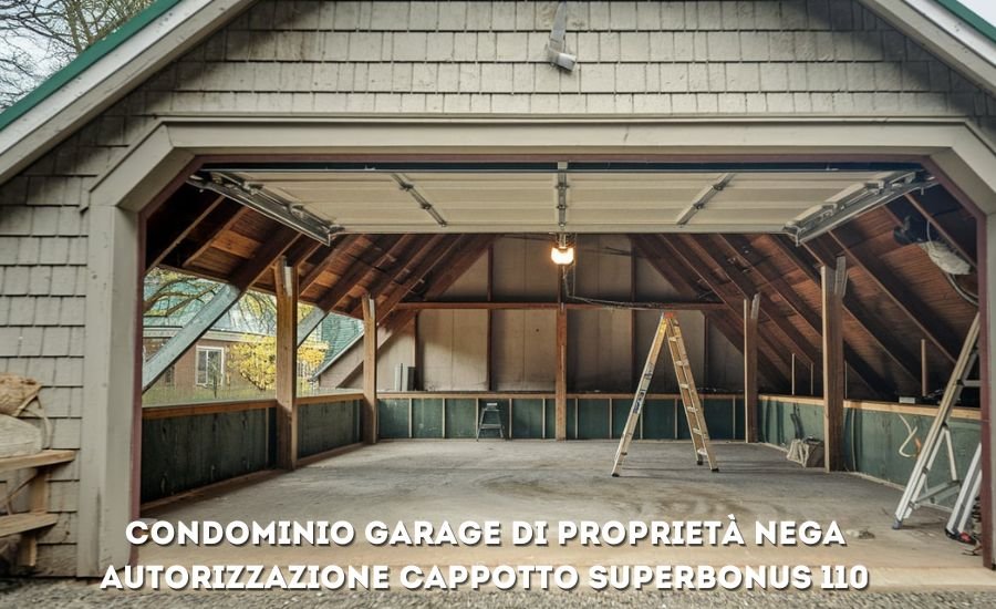 condominio garage di proprietà nega autorizzazione cappotto superbonus 110