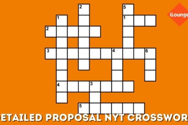 detailed proposal nyt crossword