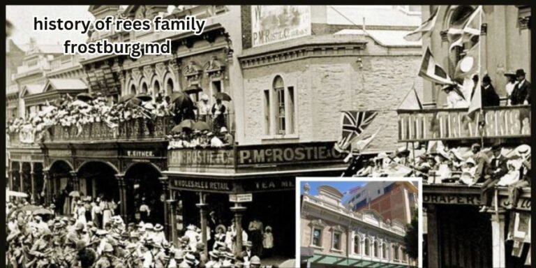 History of the Rees Family in Frostburg MD